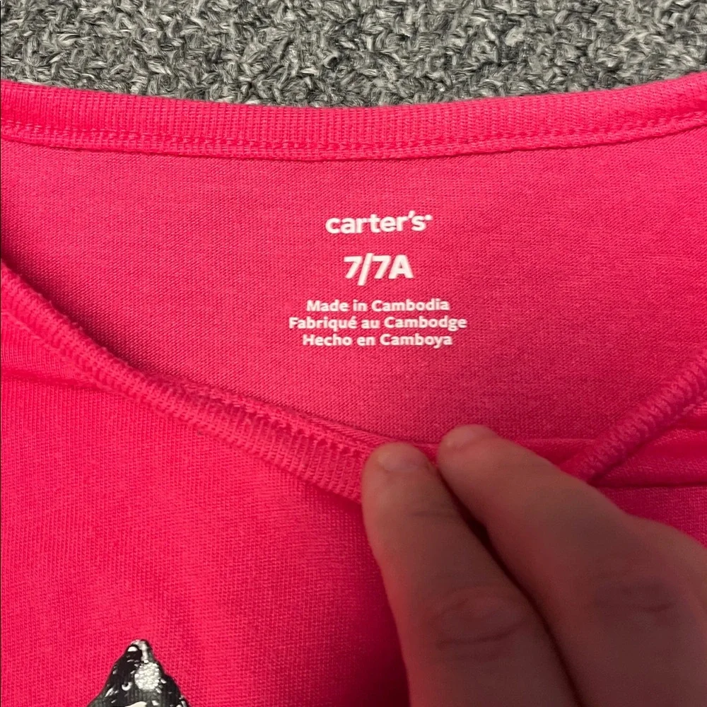 Carters Girls Penguin Pajama Set